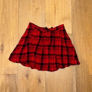SCHOOL GIRL PLAID MINI SKIRT